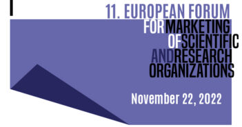 11th European Forum for Marketing of Scientific and Research Organizations