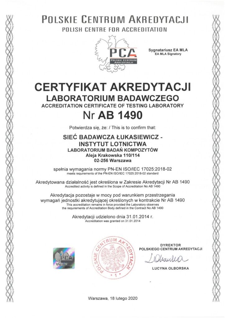 Akredytacja AB 1490
